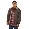 Wrangler ATG by mens Sherpa Lined Canvas Jacket, Major Brown, 3X US