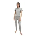 Calvin Klein CK One Basic Lounge Jersey Short Sleeve Crew Neck T-Shirt Grey Heather Large