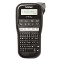Brother PT-H110 Label Maker, P-Touch Label Printer, Handheld, QWERTY Keyboard, Up to 12mm Labels, Includes 12mm Black on White Tape Cassette