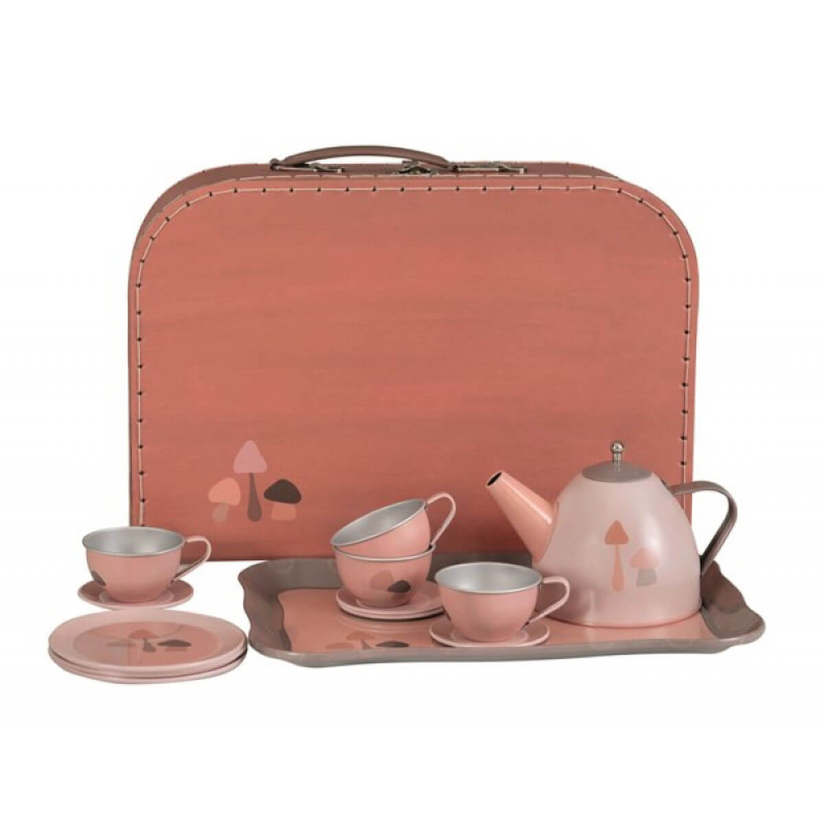 Mushroom Tin Tea Set - Egmont