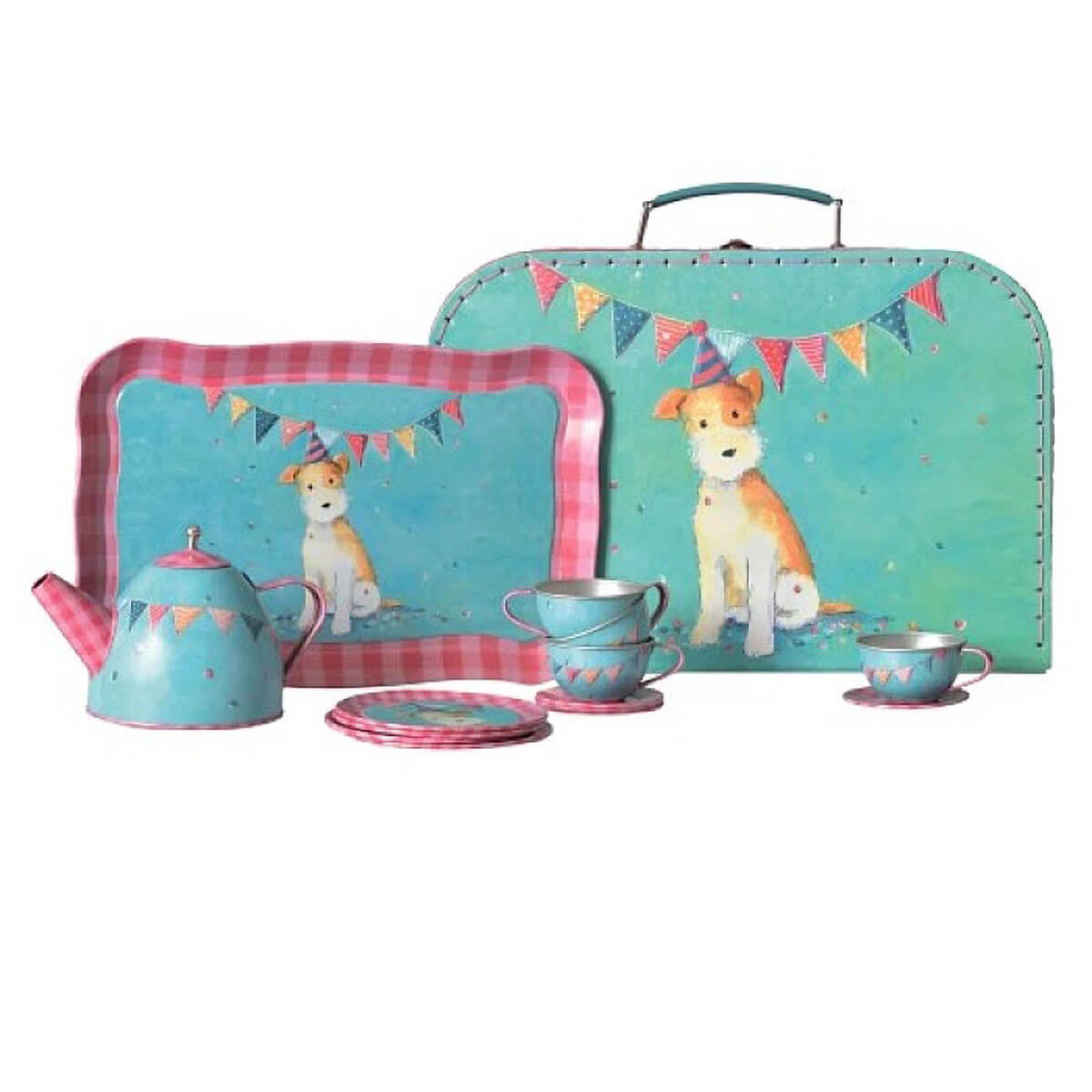 Eliot The Dog Tin Tea Set - Egmont