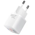 Essager 20W USB-A Type-C GaN Charger White EU Plug