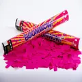 Pink confetti cannon launcher/popper