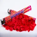 Red Rose Petals confetti cannon launcher/popper