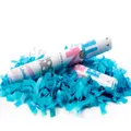 Blue (concealed colour) Confetti cannon launcher/popper -Gender Reveal
