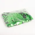 1kg bag of metallic Green confetti slips