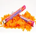 Orange Slip Confetti cannon launcher/popper