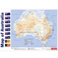 Australian Map and Prime Ministers Chart Educational