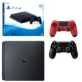PlayStation 4 Slim 500GB Console with Bonus Dualshock 4 Controller (Red)