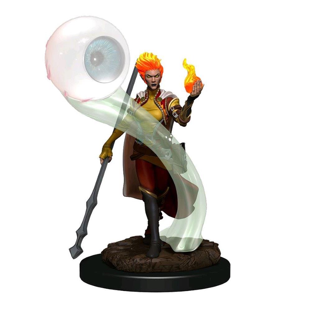 Dungeons and Dragons Premium Female Fire Genasi Wizard Pre-Painted Figure