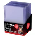 Ultra Pro 3 inch x 4 inch Clear Action Packed 55PT Toploaders 25 Pack