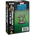 Marvel Crisis Protocol Nick Fury Sr. and The Howling Commandos Character Pack Miniatures Board Game