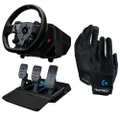 Logitech G PRO Racing Wheel and Pedals for PlayStation, PC + Bonus Racing Gloves