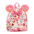 Loungefly Disney Cupcakes and Donuts Prints Faux Leather Mini Backpack