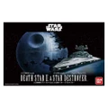 Bandai Star Wars Death Star II 1/2,700,000 Scale and Star Destroyer 1/14,500 Scale Model Kit Set