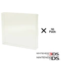 Nintendo DS and 3DS 0.5mm Plastic UV Protector 10 Pack
