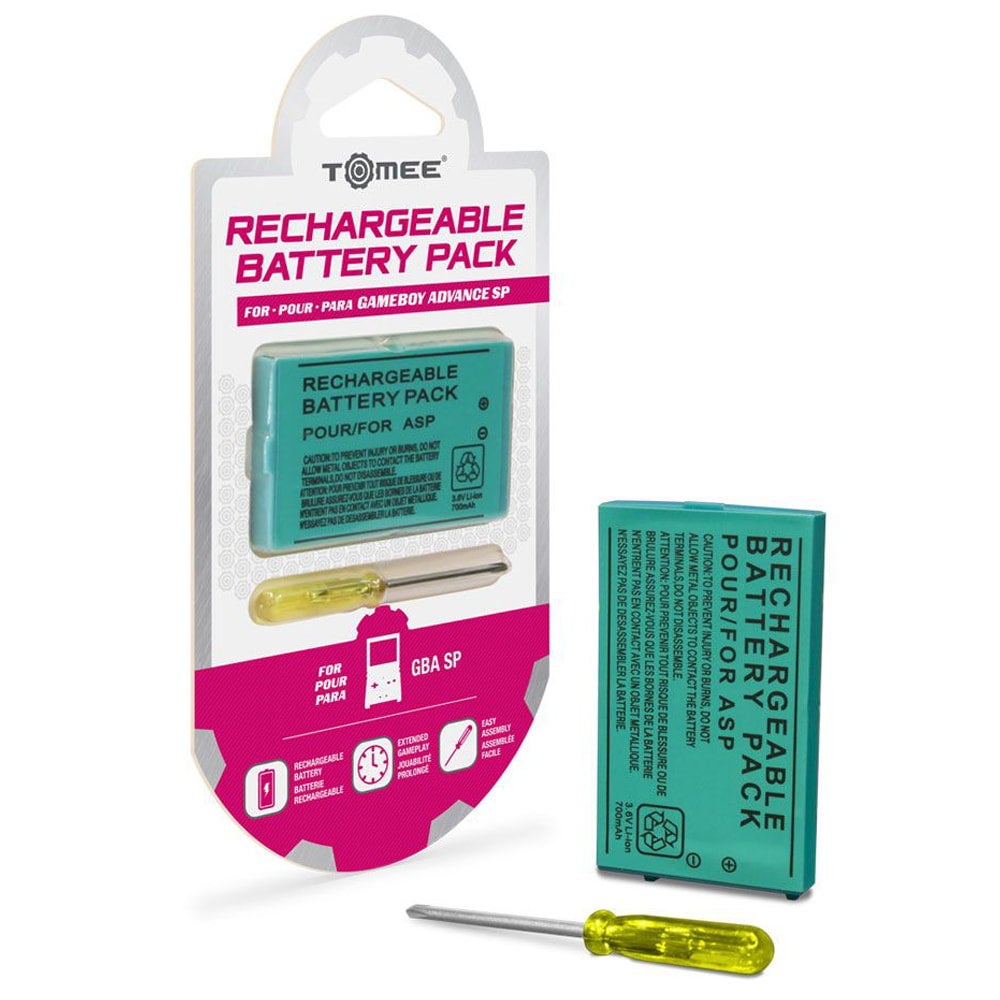 Tomee Rechargeable Battery Pack for Gameboy Advance SP