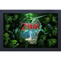 The Legend Of Zelda Forest 11 inch x 17 inch Framed Gel Coated Poster