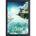 The Legend Of Zelda Tears Of The Kingdom 11 inch x 17 inch Framed Art Print