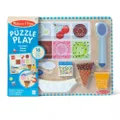 Melissa and Doug Ice Cream Wooden Magnetic Puzzle Play Set