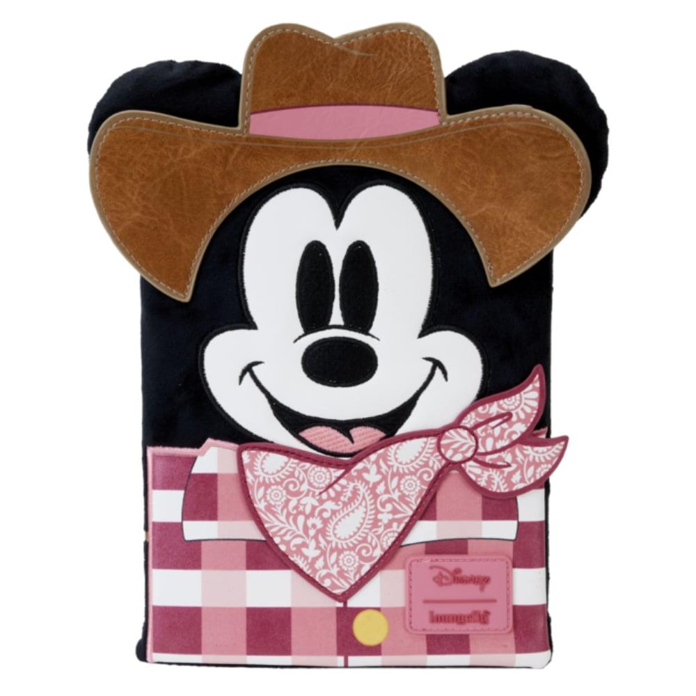 Loungefly Disney Western Mickey Mouse 8 inch Plush Journal