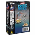 Marvel Crisis Protocol Captain America and War Machine Character Pack Miniatures Board Game