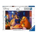 Ravensburger Disney Moments Lady and the Tramp 1000 Piece Jigsaw Puzzle