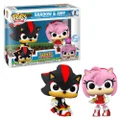 Sonic Shadow and Amy Rose Flocked 2 Pack Funko POP! Vinyl