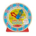 Melissa and Doug Turn and Tell Wooden Clock Educational Toy