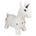 Happy Hopperz White Unicorn Ride On Toy