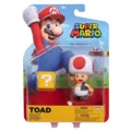 Nintendo Super Mario Wave 32 Toad With Question Block 4 inch Action Figure