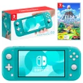 Nintendo Switch Lite Turquoise Console with The Legend of Zelda: Link's Awakening Bundle