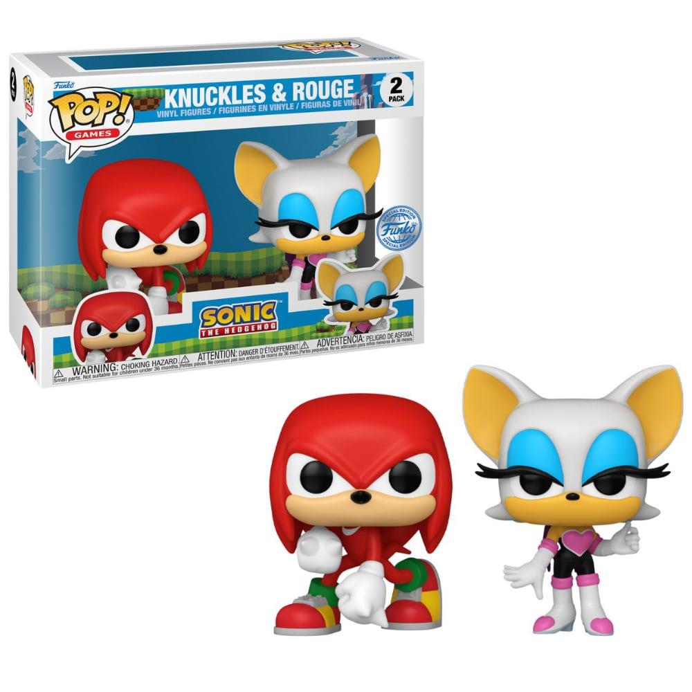 Sonic the Hedgehog Knuckles and Rogue 2 Pack Funko POP! Vinyl