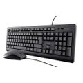 Trust Primo Wired Keyboard and Mouse Combo Set (Black)