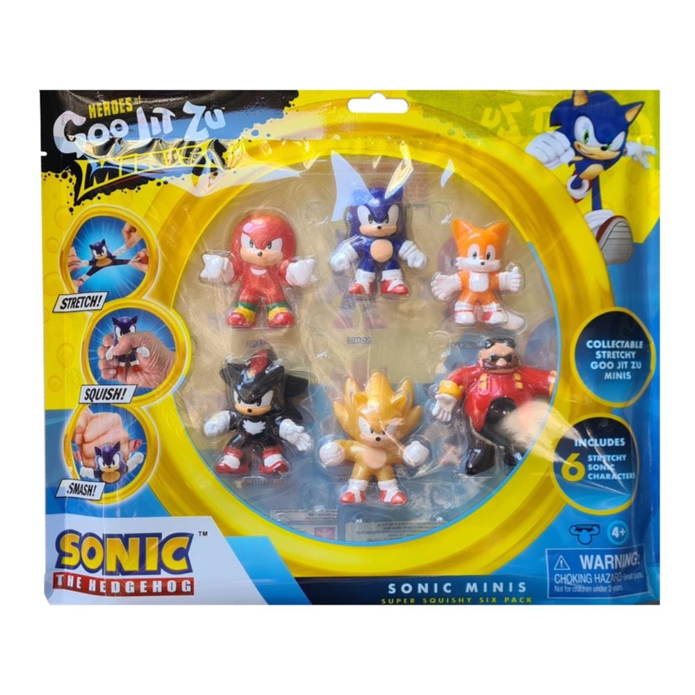 Heroes Of Goo Jit Zu Minis Sonic the Hedgehog 6 Pack