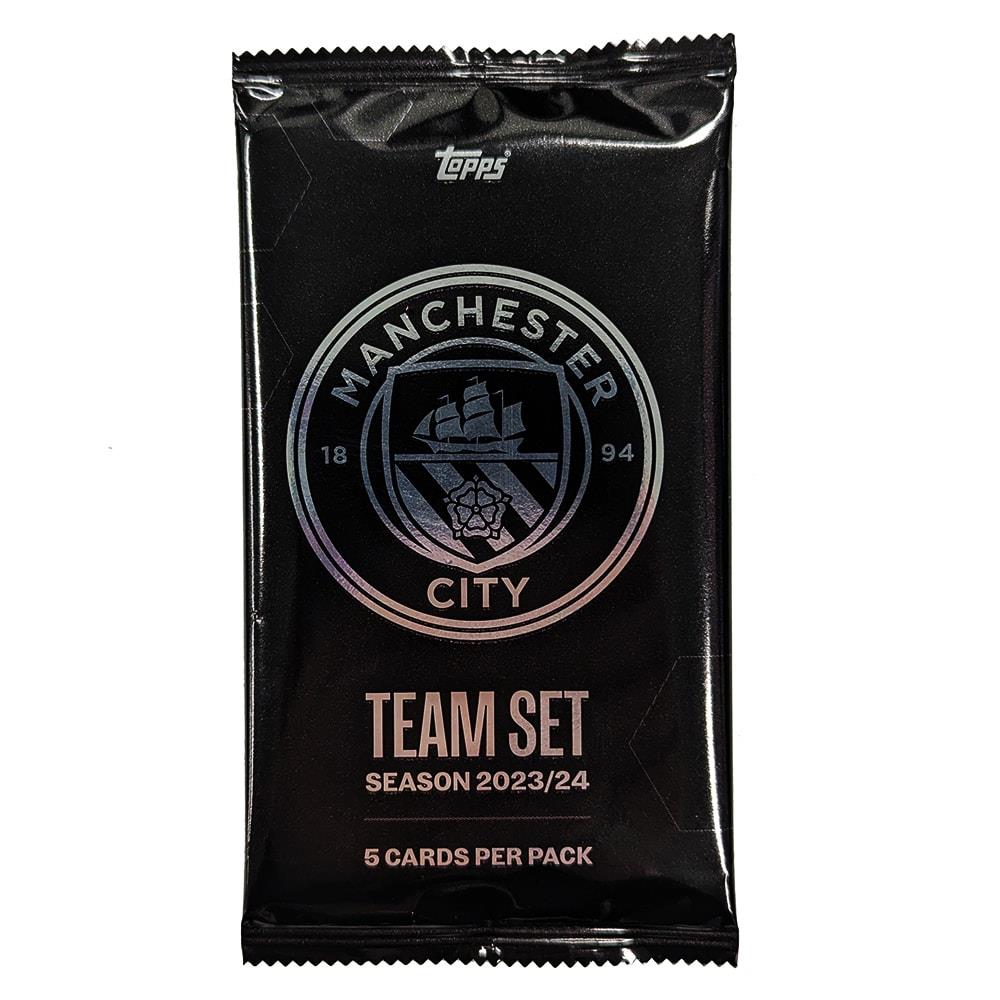 TOPPS 2023 - 2024 Manchester City Team Set Booster Pack