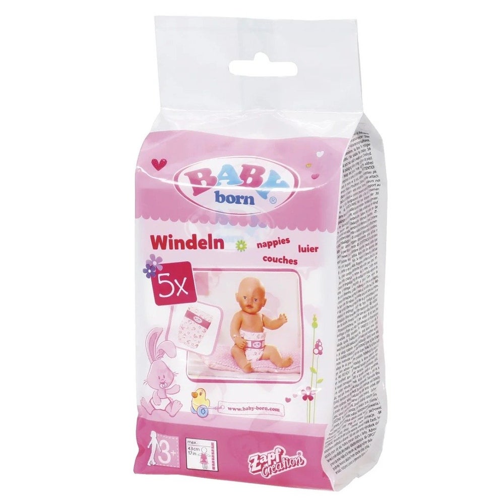 Baby Born Nappies 5 Pack