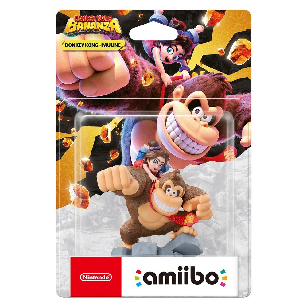 Donkey Kong and Pauline Amiibo (Donkey Kong Bananza)