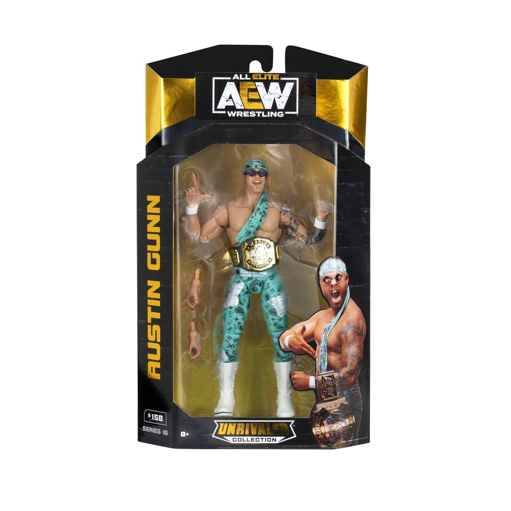 AEW All Elite Wrestling Unrivaled Austin Gunn Figure