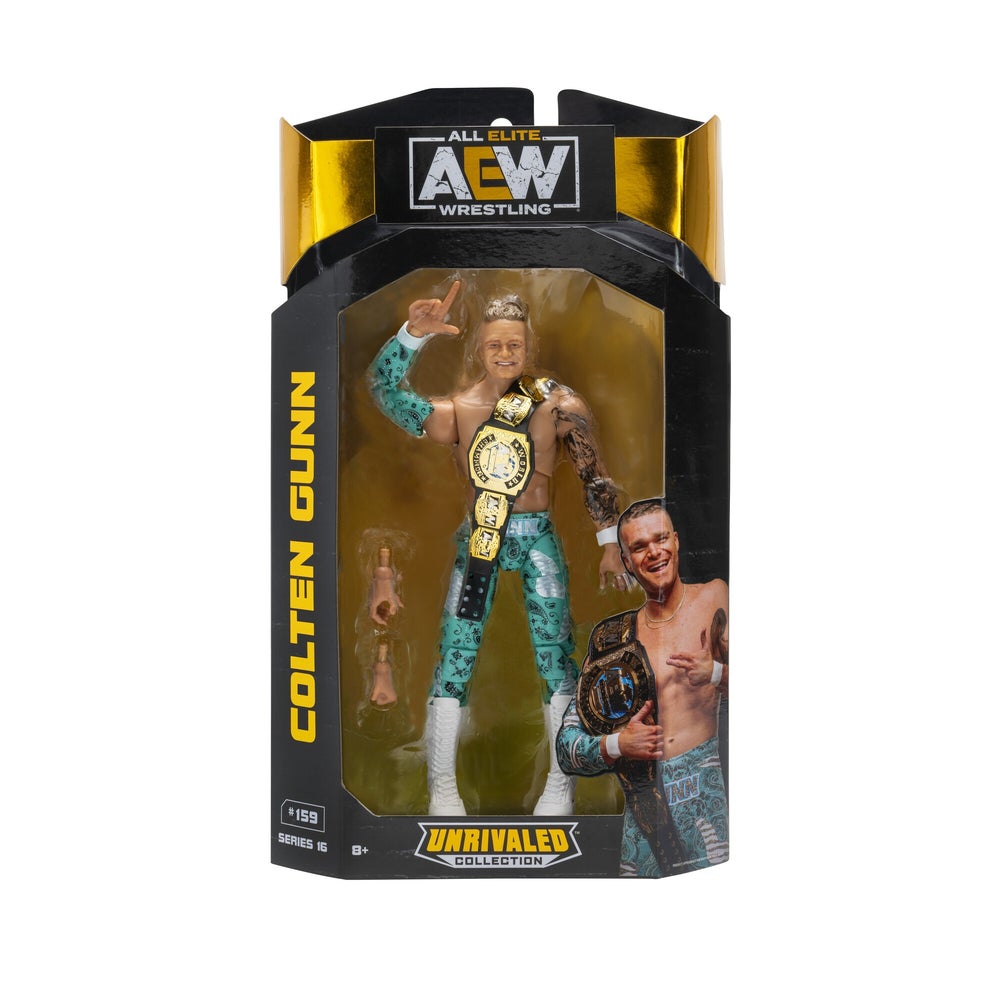 AEW All Elite Wrestling Unrivaled Colten Gunn Figure