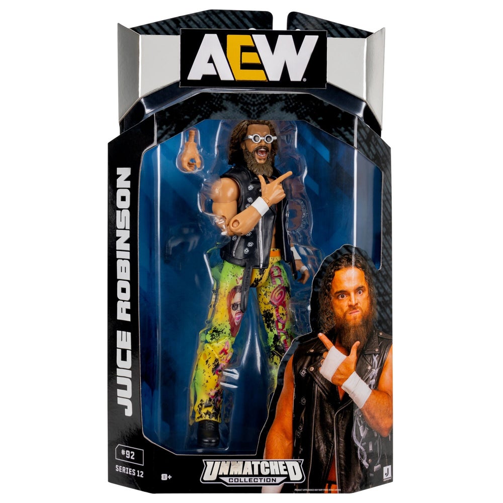 AEW All Elite Wrestling Unmatched Juice Robinson Figure