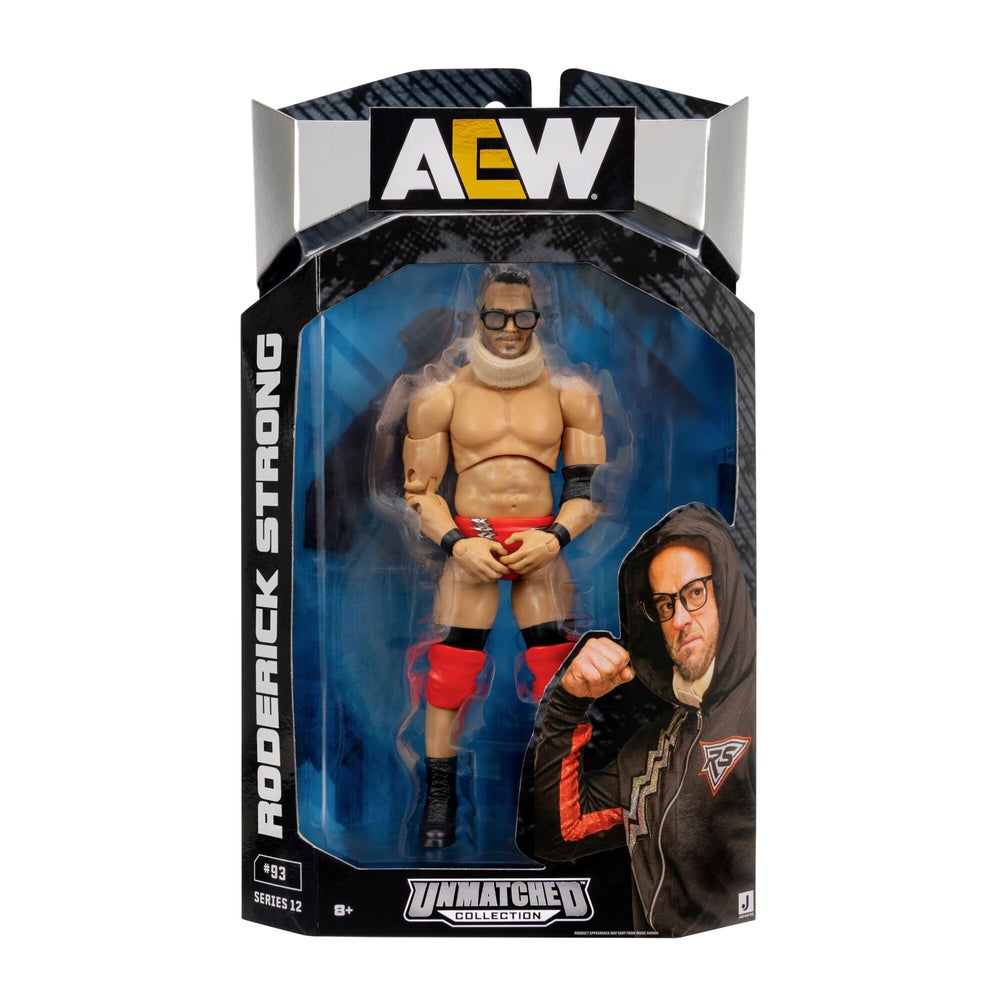 AEW All Elite Wrestling Unmatched Roderick Strong Figure