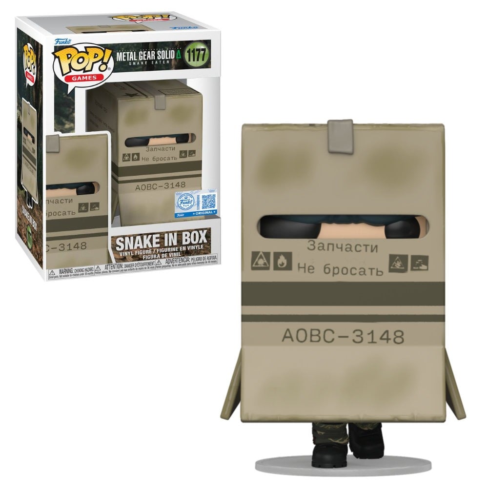 Metal Gear Solid 3 Snake Eater Snake in Box Funko POP! Vinyl