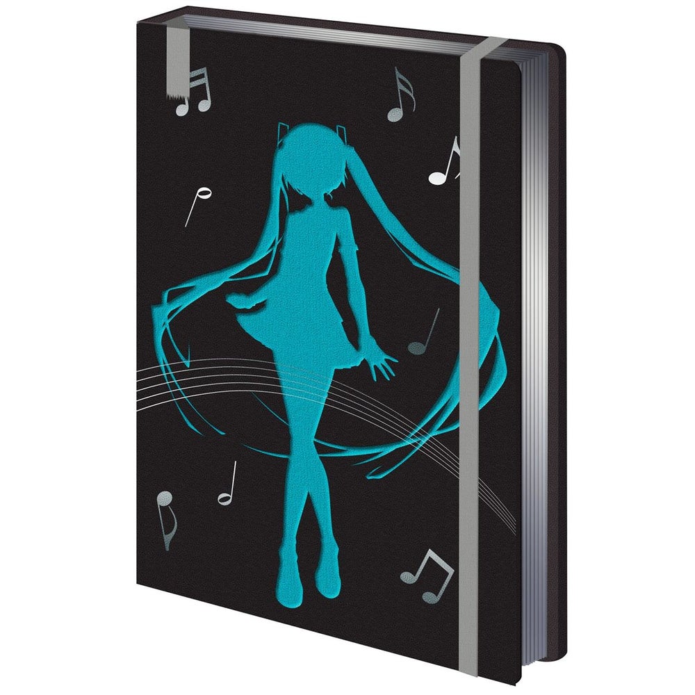 Hatsune Miku Black Premium Notebook