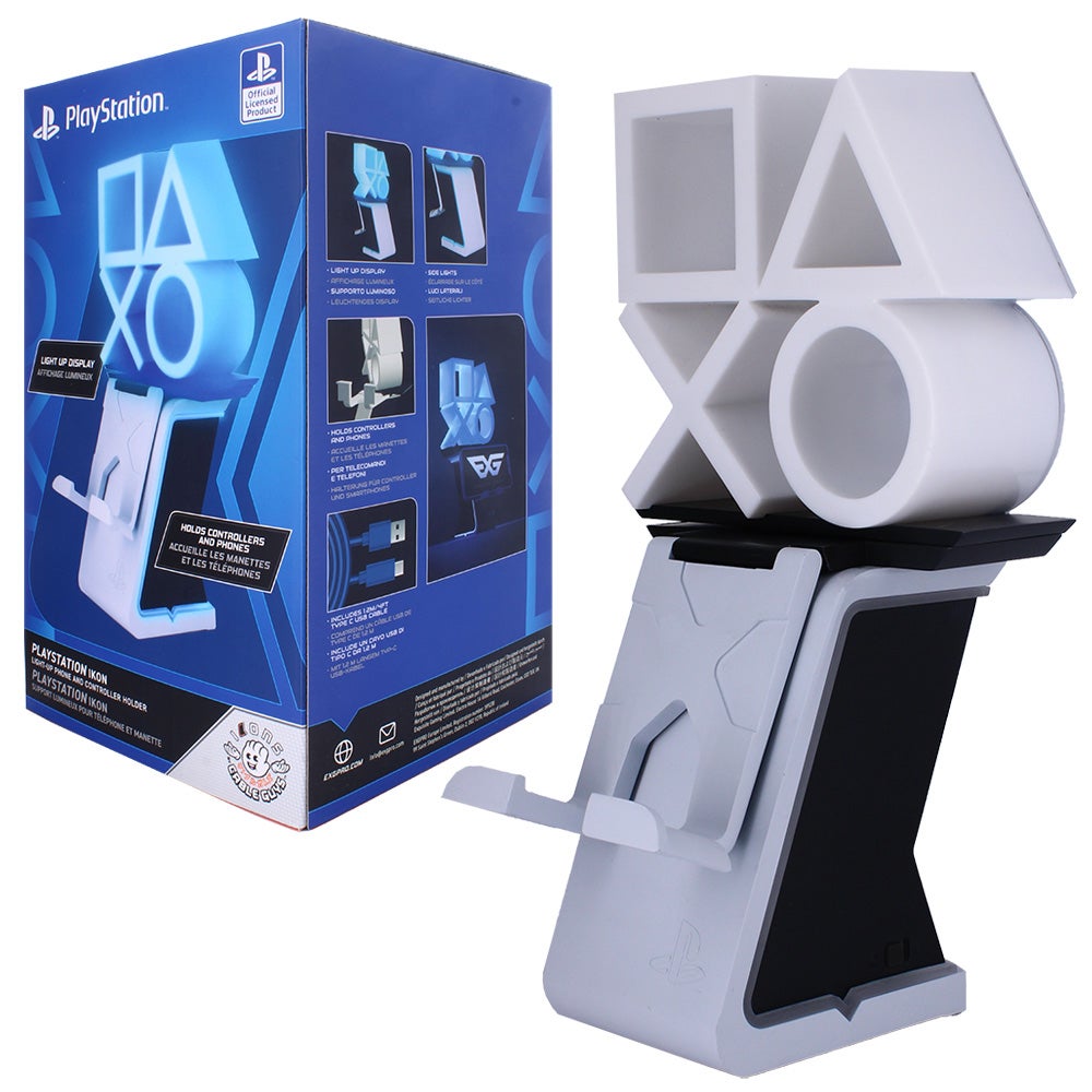 Cable Guys Playstation Logo Ikon Phone and Controller Holder