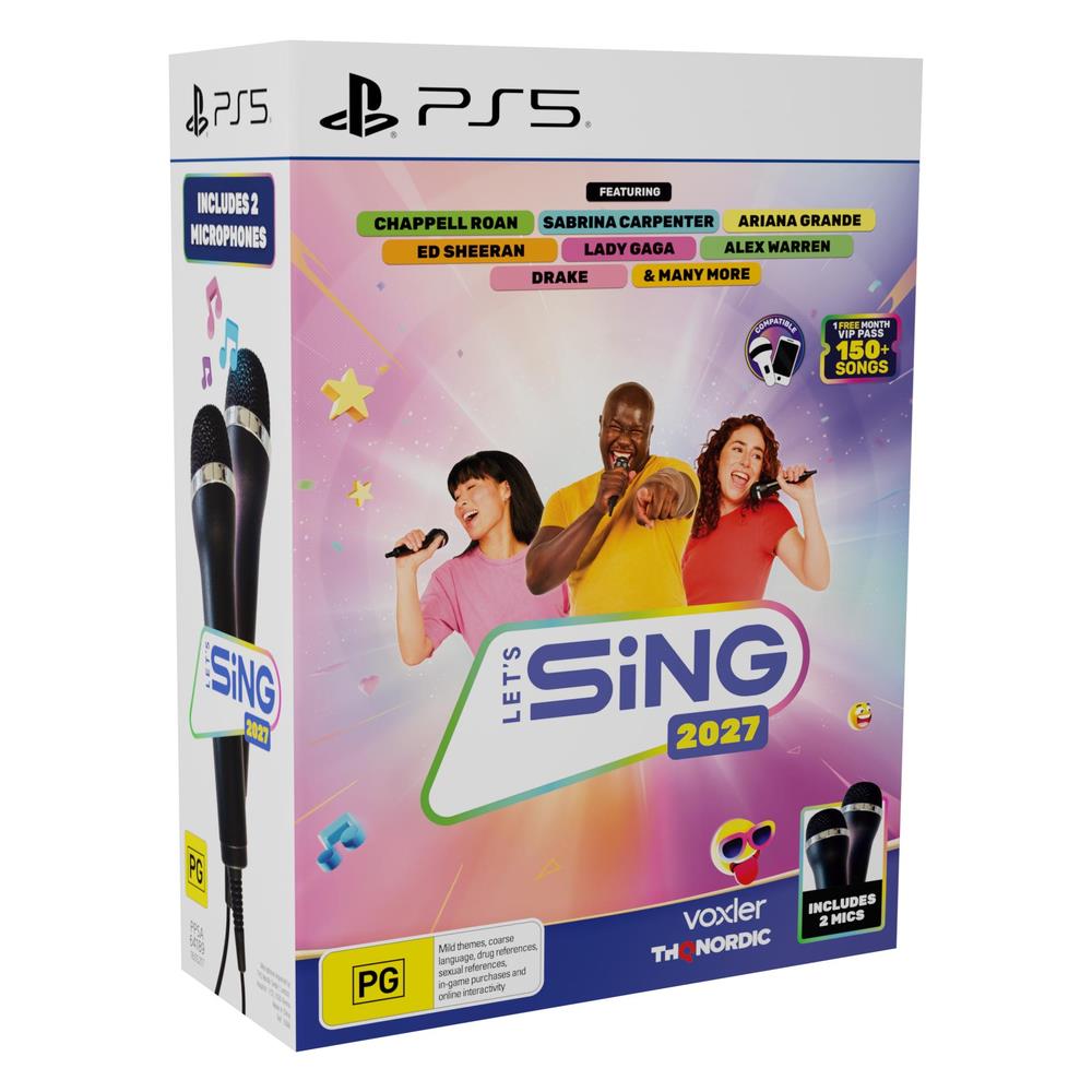 Let's Sing 2027 2 Mic Bundle (PS5)