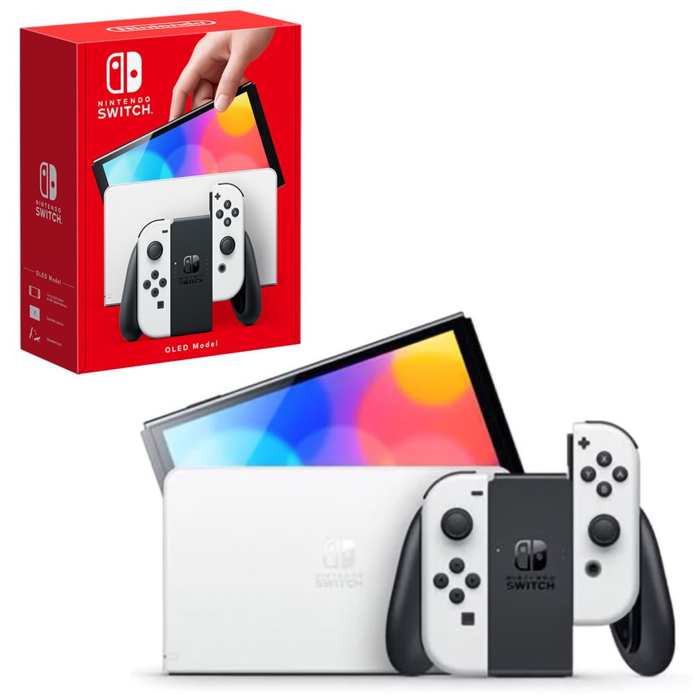 Nintendo Switch OLED Model White Console (Damaged Box)