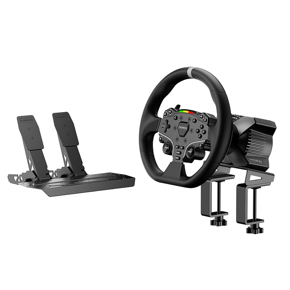 MOZA Racing R3 Racing Wheel and Pedals Bundle For PC