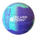 Silver Fern Tui Netball - Turquoise & Purple (Size 4)