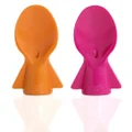 Cherub Baby: Universal Food Pouch Spoon - Pink/Orange (2 Pack)